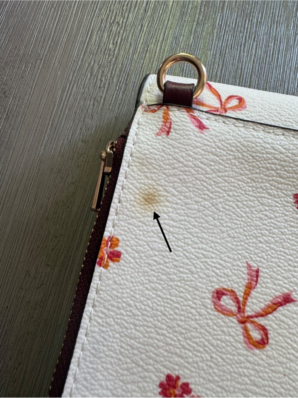 Coach Bow Print Cell Phone Crossbody - Picture 7 of 15